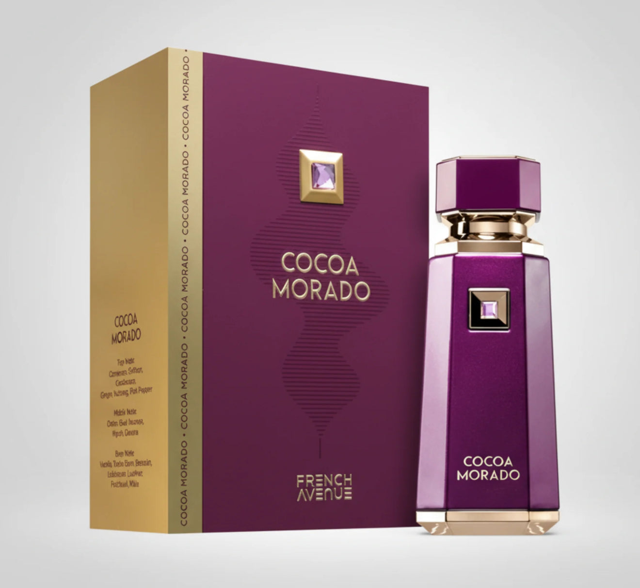 French Avenue Azzure Aoud, Cocoa Morado e Liquid Brun, tutti Eau de Parfum. Sono fragranze unisex o maschili