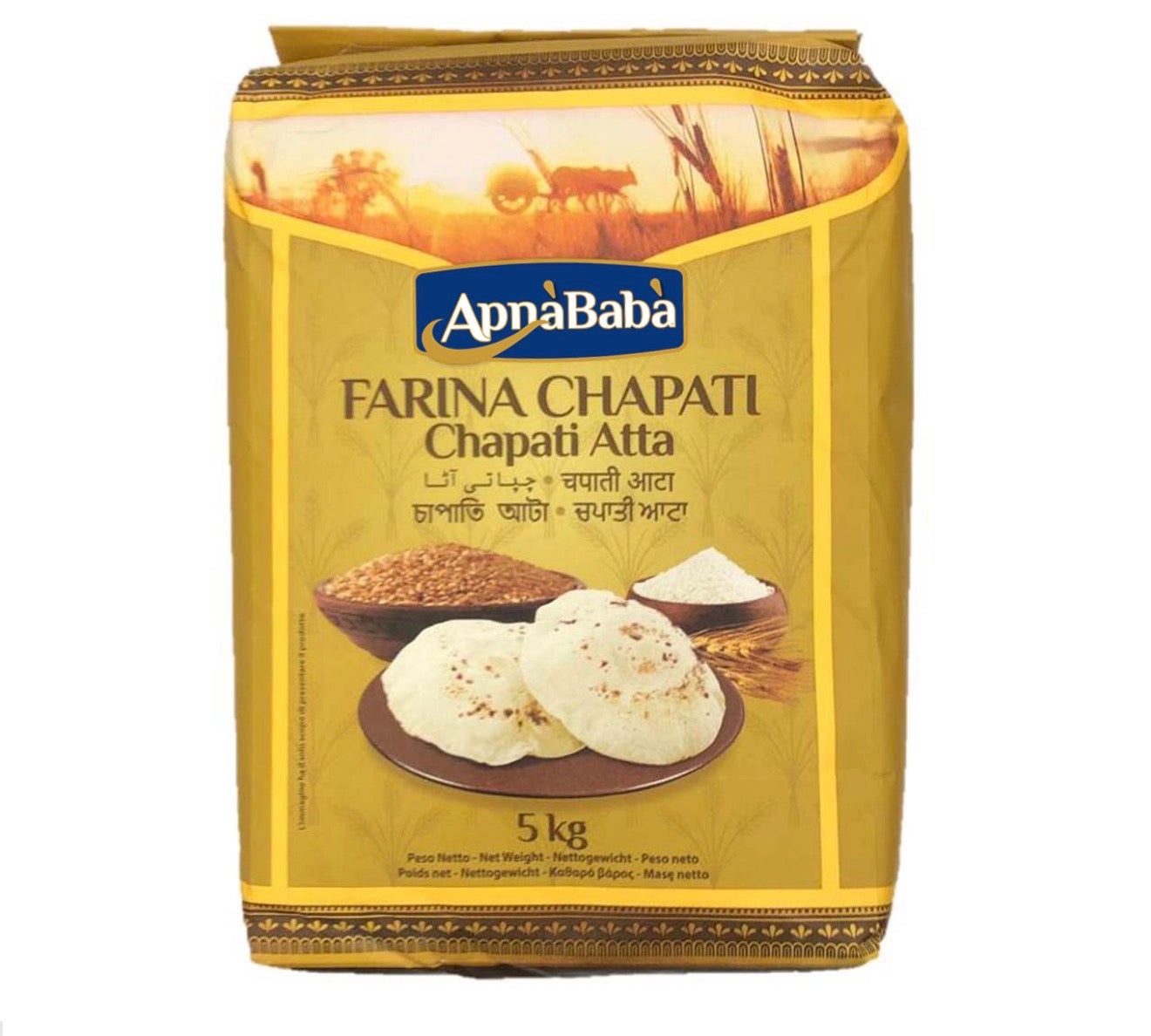 ApnaBaba Farina Chapati Atta 5kg