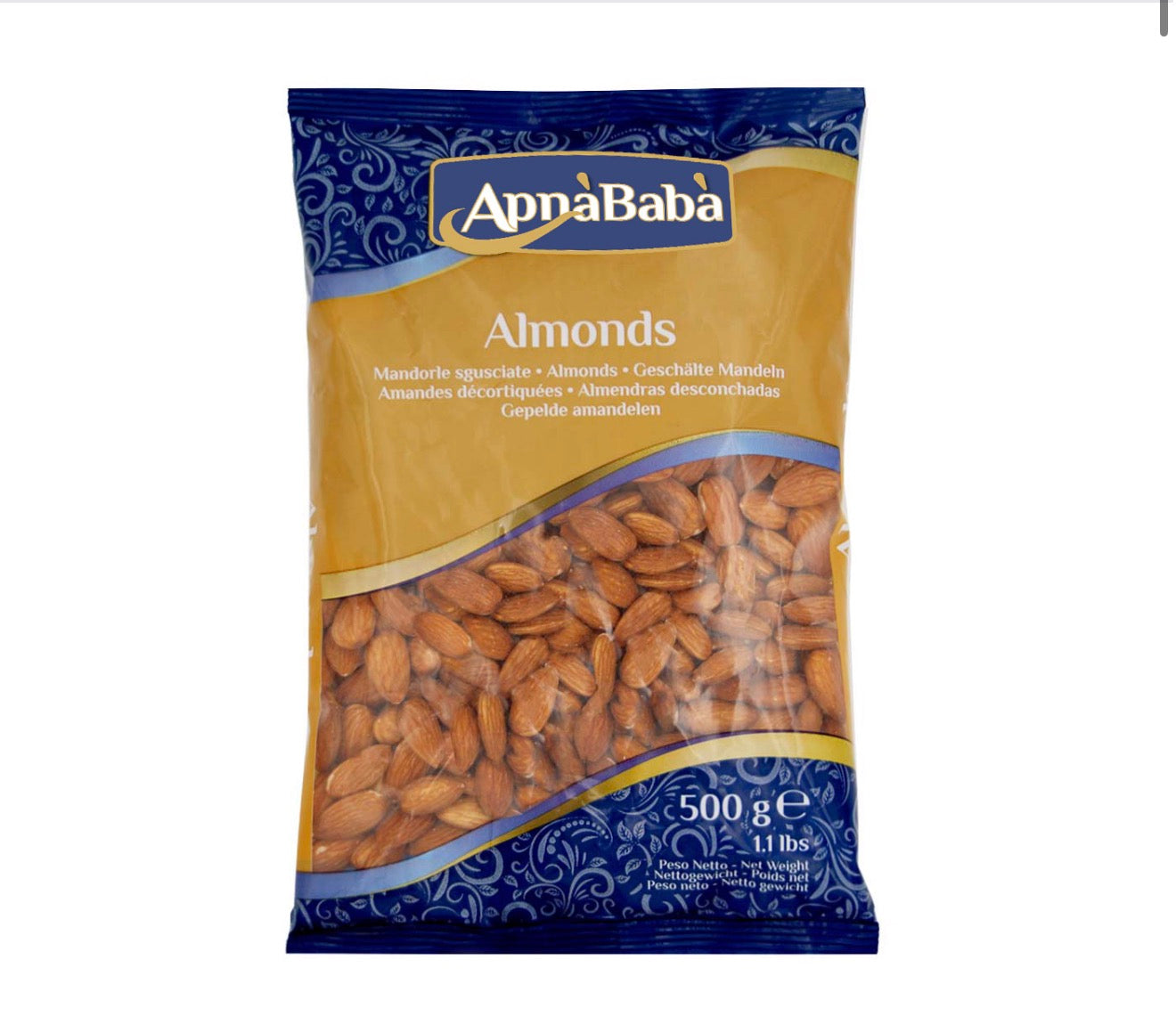 ALMONDS(U.S.A) ALI BABA 500G