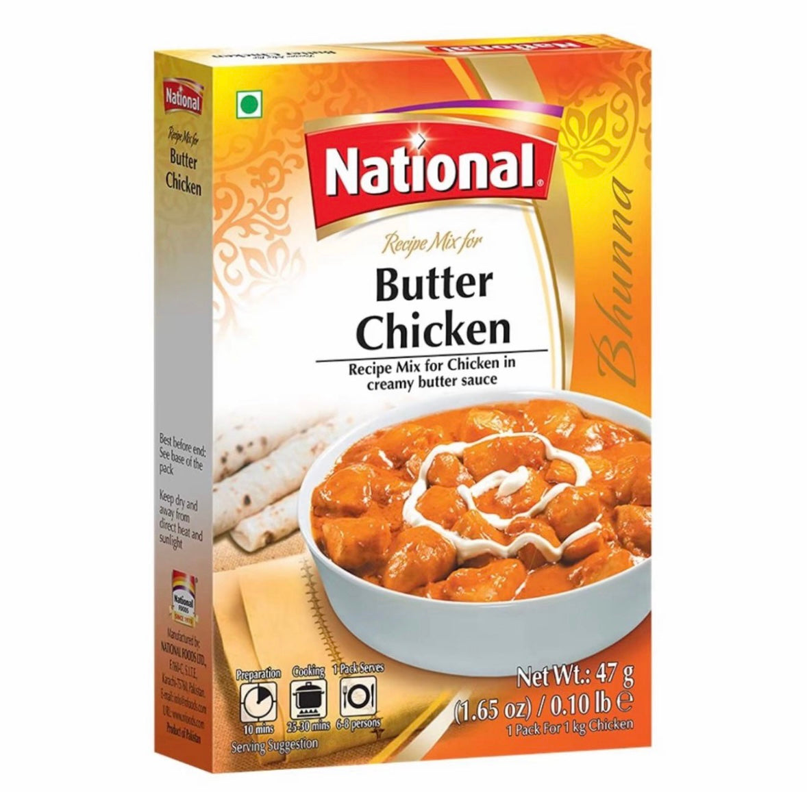 National butter chicken